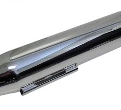Discount ❤️ BMI 19" Chrome Plated Tapered Tip Muffler Exhaust Pipe ????