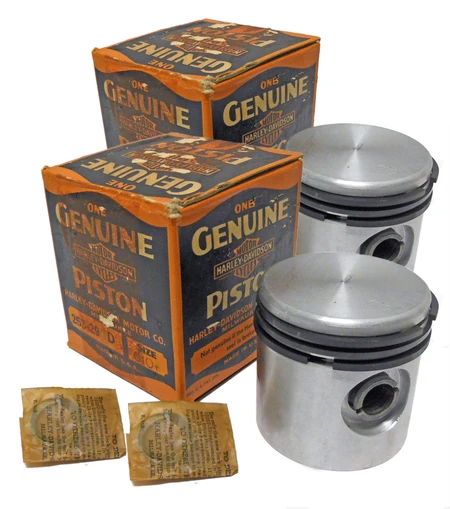Discount ???? BMI Genuine Harley-Davidson 253-29D +.010 Piston Set With Rings (2 Count) WWII Era Parts ???? 3 Discount ???? BMI Genuine Harley-Davidson 253-29D +.010 Piston Set With Rings (2 Count) WWII Era Parts ????