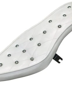 Flash Sale ???? BMI Selle Giuliari Contour Seat With Bracket (White/Studded) ????
