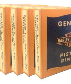 Outlet ???? BMI Genuine Harley-Davidson 261-38B +.010 Piston Rings Sets (6 Count) WWII Era Parts ????