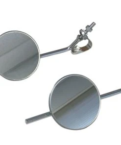 Outlet ???? BMI 4" Round Universal Motorcycle Mirror With 8-1/2" Stem ⌛