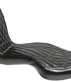 New ???? BMI Diamond Pattern Motorcycle Seat W/ 12" Backrest ????