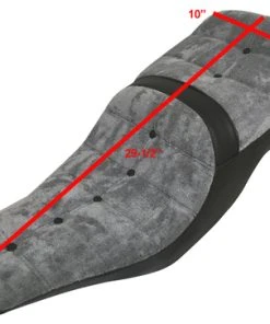 Best deal 👍 BMI Genuine Harley-Davidson Velour Black / Gray Seat For AMF FLT (1980-82) 🌟