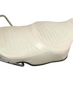 Cheap ???? BMI Comfort Flex Seat With Suspension (White) For Harley-Davidson Shovelhead ????