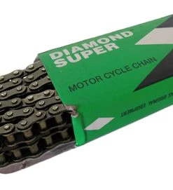 Buy ⭐ BMI Diamond Super Motorcycle Chain - #428 76 Link (Double Row) ????