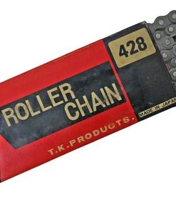Outlet ⌛ BMI TK Takasago Motorcycle Roller Chain - #428 - 98 Link ⭐
